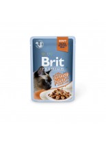 Brit Premium Cat Pouch with Turkey Fillets in Gravy for Adult Cats - Неустоим пауч за котки над 1 година в сос грейви с пуешки филенца - 85 гр.