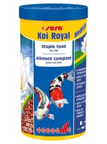 Sera KOI ROYAL Medium - балансирана храна за средни кои и други средни езерни рибки - 1000 мл.