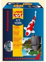 Sera - Koi 12000 Professional - Тристепенен, професионален, проточен езерен филтър, за езера до 12000 л. + 1 помпа Sera РР12000 + маркуч 10 м (с предварителна заявка)