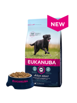 Eukanuba Large Breed Adult CHICKEN - суха храна за израснали кучета над 1 година от едрите породи (над 26 кг) с нормална физическа активност - 15 кг.