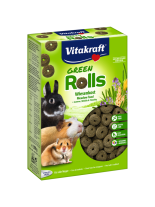 Vitakraft Green Rolls - Зеленчукови кравайчета за гризачи - 300 гр. - 10631