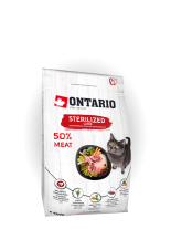 ONTARIO CAT Adult Sterilized Lamb - Супер Премиум, пълноценна храна за възрастни, кастрирани котки с агнешко месо - 6.5 кг.