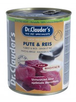 Dr. Clauder's - Meat Pute Reis - /Pre Biotics/ - пуешко месо и ориз - 800 гр.