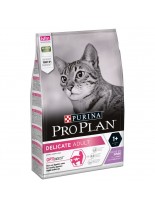 Pro Plan Delicate - за възрастни котки до 7 години с пуйка и ориз - 1.5 кг.