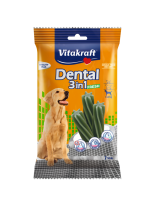 Vitakraft Dental 3in1 Fresh Medium - дентални солети за кучета над 10 кг. с три активни съставки - 7 бр. - 180 гр.