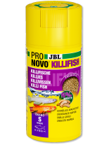 JBL PRONOVO KILLIFISH GRANO S - Специално разработена Основна храна на гранули за малки яйценосни риби (килифиш) с насекоми - 100 мл. - 48 гр.