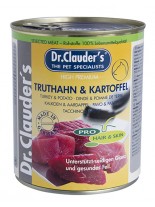 Dr. Clauder's - Selected Meat Pro Hair Skin Truthahn Kartoffel - с пуика и картофи за кученца с проблемна кожа и козина - 800 гр.