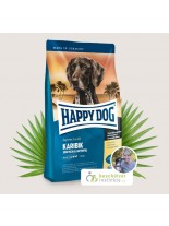 HAPPY DOG Sensible Nutrition Karibik - суха храна за чувствителни и алергични кучета Сюприйм Карибик с морска риба, банани, картофи без глутен - 4 кг.