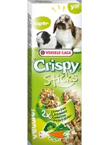 Versele Laga  Crispy Sticks vegetables - крекер със зеленчуци за декоративни зайчета и морски свинчета - 2 броя по 55 гр.