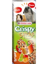 Versele Laga  Crispy Sticks fruity - крекер с плодове за декоративни зайчета и морски свинчета - 2 броя по 55 гр.