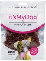 Its My Dog Duck Soft Cubes Grain Free - неустоимо лакомство за кучета - меки кубчета патешко - без зърно - 85 гр.