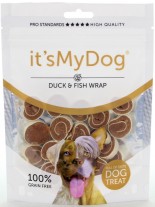 Its My Dog Duck & Fish Wrapped Grain Free - неустоимо лакомство за кучета - кръгчета патица и риба - без зърно - 85 гр.