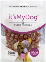 Its My Dog Sushi Duck & Fish Grain Free - неустоимо лакомство за кучета - суши патица и риба - без зърно - 85 гр.