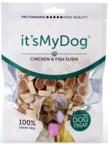 Its My Dog Sushi Chicken & Fish Grain Free - неустоимо лакомство за кучета - суши пиле и риба - без зърно - 85 гр.