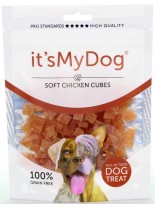 Its My Dog Chicken Soft Cubes Grain Free - неустоимо лакомство за кучета - пилешко филе - без зърно - 320 гр.