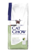 Cat chow Sterialised - за кастрирани котки над 1 година - 15кг.