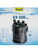 Tetra EX 500 plus complete external filter set - Оборудван външен филтър за аквариум - с капацитет 910 л/час. За аквариуми от 70 до 100 л.