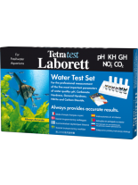 Tetra Laborett (PH, KH, GH, NO2, CO2) - Куфарче с комплект водни тестове за 5 основни показателя на водата