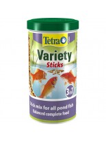 Tetra Pond Variety Sticks 3in1 - Пълен хранителен микс за всички езерни риби, включващ три различни вкуса плуващи гранули за разнообразно хранене - 1000 мл.