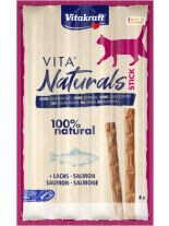 Vitakraft Vita Naturals® Stick - Неустоимо лакомство за котки - прътчици със сьомга - 4 бр. - 20 гр.