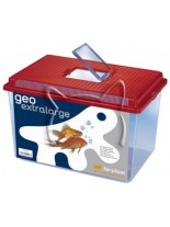 Ferplast Geo Extra Large - кконтейнер за пренасяне на костенурки и др. - 11 л. - 35,6 х 23,4 х 22,8 см.