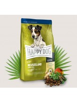 HAPPY DOG Sensible Nutrition Neuseeland  MINI- суха храна за чувствителни и алергични кучета от малките породи Сюприйм Нюзийланд с агнешко, сьомга, билки, ориз и екстракт от зеленоусти миди - 1 кг.