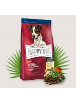 HAPPY DOG Sensible Nutrition Africa MINI - суха храна за чувствителни и алергични кучета от мини породи Сюприйм Африка с месо от щраус и картофи - 4 кг.