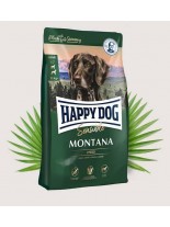 Happy Dog Montana - Суха храна за кучета от всички породи над 1 година без зърно с конско месо - 4 кг.