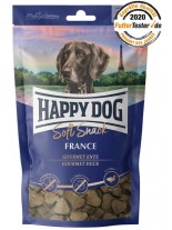 Happy Dog France - неустоим мек снакс за кучета с патешко месо - 100 гр.