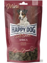 Happy Dog Mini Africa - неустоим мек снакс за кучета от малките породи с месо от щраус - 100 гр.