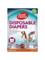 Simple Solution Disposable Diapers - Памперси за женски кучета - размер L/XL - 12 бр.