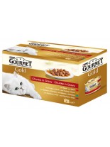 Gourmet Gold   - консерва за котки над 1 година -"4 бр. Хапки в сос x 85 гр." - 340 гр.