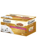 Gourmet Gold   - консерва за котки над 1 година -"4 бр. Двойно удоволствие x 85 гр." - 340 гр.