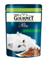 Gourmet Perle  - пауч за котки над 1 година - дивеч, домати и тиквички - 85 гр.