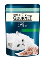 Gourmet Perle  - пауч за котки над 1 година - пъстърва и спанак - 85 гр.