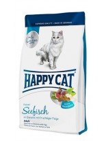 HAPPY CAT La Cuisine Seafish - суха храна за котка - Ла Кузин  - За чувствителни коткинад 1 година с органично Морска риба и смокини - 0.300 кг.