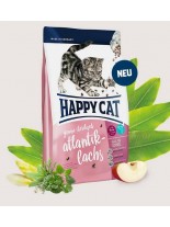 Happy Cat Junior Sterilised Atlantic Salmon - за подрастващи, кастрирани котета на възраст от 6-тия до 12-ия месец със сьомга - 4 кг.