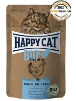 Happy Cat All Meat Chicken - Неустоим пауч за котки над 1 година с био пилешко месо - 85 гр.