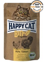 Happy Cat All Meat Turkey - Неустоим пауч за котки над 1 година с био пуешко месо - 85 гр.