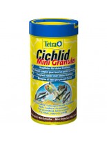 Tetra Cichlid Mini Granules - Основен хранителен микс за малки цихлиди, като цихлиди-джуджета - 250 мл.