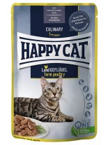 Happy Cat MIS Culinary Farm Poultry - Неустоим пауч за котки над 1 година с пилешко месо в сос - 85 гр.