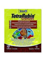 Tetra Rubin Granules - Универсална гранулирана храна с естествени съставки подсилващи яркостта на цветовете на аквариумните рибки -  12 гр.