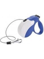 Ferplast - AMIGO MINI CORD BLUE-WHITE - автоматичен повод за кучета въже - 3 м./ до 12 кг.