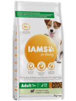 IAMS for Vitality Adult Small and Medium Breed with Fresh Lamb - Суха храна за кучета от малки и средни породи над 1 година - с агнешко месо - 12 кг.