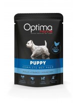 Visan Optima Nova Puppy Chicken - Неустоим, високо качествен пауч за подрастващи кученца до 1 година с пилешко месо - 300 гр.