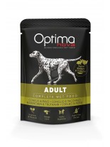 Visan Optima Nova Adult Rabbit - Неустоим, високо качествен пауч за израстнали кучета над 1 година със заешко месо - 300 гр.