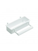 Ferplast FPI 4322 BISCUIT RACK - здрава и удобна, пластмасова хранилка за папагали - 9,3 x 7 x h 2 см.