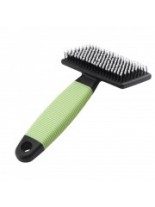 Ferplast Cat slicker brush with plastic teeth - четка за финно разресване с пластмасови връхчета - 14,5x6,8xh3,5 см