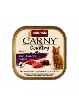 Carny Country Adult Cat - Здравословна и балансирана храна със 100% прясно месо за котки от 1 до 6 години - говеждо + агнешко + фазан - 100 гр.