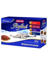 Rafine Winter - Лимитирана зимна серия паучове за котки - кутия 12 бр., 4 вида х 3 бр.